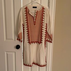 Khaadi Pakistani Indian beautiful shirt with embroidery. shirt / kurta / kameez.